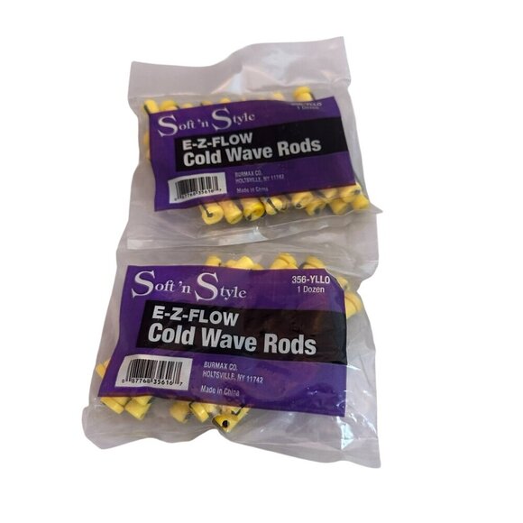 Soft n' Style E-Z Flow Cold Wave Rods Assorted Sizes Perm 15 Pckgs 180 Rods NEW - Picture 7 of 7